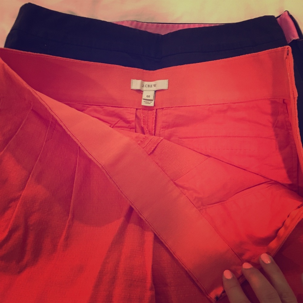 Jcrew pleated shorts